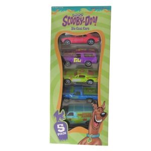 Scooby Doo Die Cast Cars 5 Pack Cartoon Network Racing Champions 2003